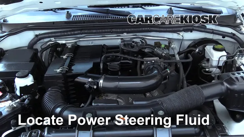 2013 Nissan Frontier SV 2.5L 4 Cyl. Extended Cab Pickup Power Steering Fluid Check Fluid Level